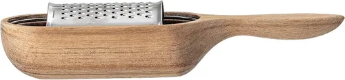 Vista 3 de Bloomingville Rallador de queso de madera de acacia y acero inoxidable
