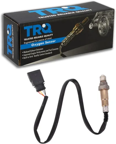 Vista 199 de TRQ Sensor de Oxígeno O2 de 4 Hilos de Banda Estrecha Compatible con VW Atlas 2.0L 2018-21, VW GTI 2.0L 2016-18, Audi A3 Quattro 2.0L 2015-18, VW