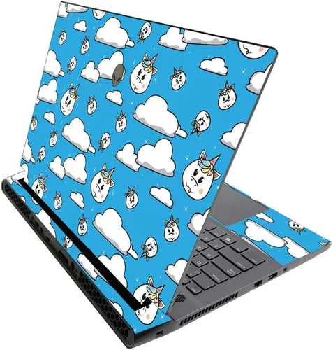Vista 627 de MightySkins - Skin brillante con purpurina para Alienware M17 R3 (2020) y M17 R4 (2021) - Diversión de los años 90 Acabado duradero con purpurina