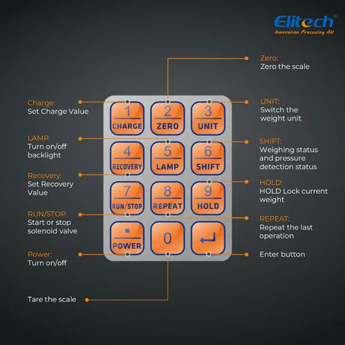 Vista 5 de Elitech LMC-200 escala refrigerante digital (220 Lb)
