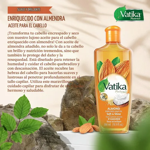 Vista 2 de Dabur - Aceite para el cabello, hidratante natural, suero fortalecedor para un cuero cabelludo saludable, aceite nutritivo para el cabello suave