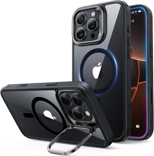 Vista 15 de ESR Funda para iPhone Air con soporte de almacenamiento, compatible con MagSafe, protección contra caídas de grado militar, funda magnética