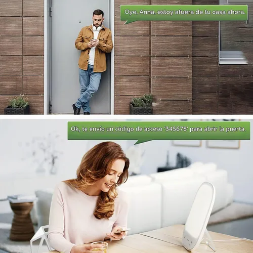 Vista 6 de Cerradura inteligente para puerta, resistente 5 en 1, cerradura de puerta de entrada sin llave, bloqueo de teclado digital con control completo