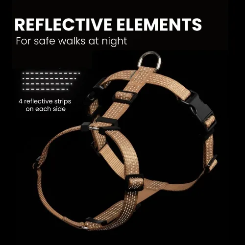 Vista 8 de Anatomically Correct - Arnés para perro en forma de Y, no restrictivo, sin tirones, ajustable de 6 puntos para movimiento natural, a prueba