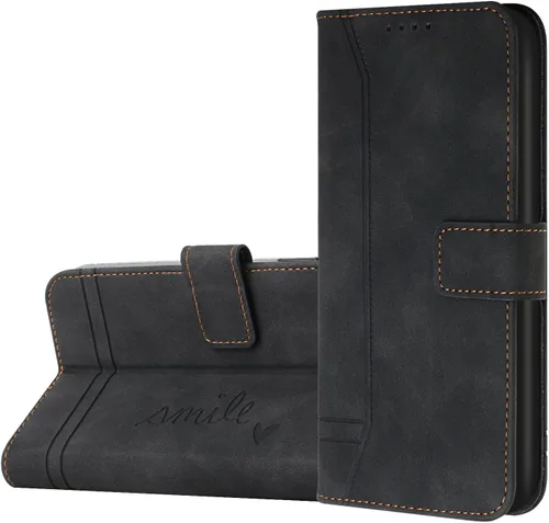 Vista 10 de IVY Poco X3 Funda Billetera Para Poco X3 [Estilo Sonrisa] [Piel Táctil Sensación] [Hebilla Magnética] Funda De Cuero PU Para Xiaomi Poco X3 / Poco