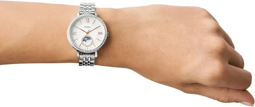 Vista 4 de Fossil - Reloj multifunción de acero inoxidable Jacqueline para mujer.