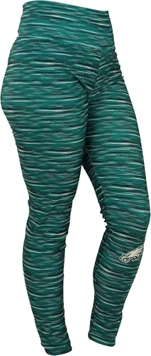 Vista 86 de Zubaz NFL Mallas para mujer de longitud completa de cintura alta básica 1.0