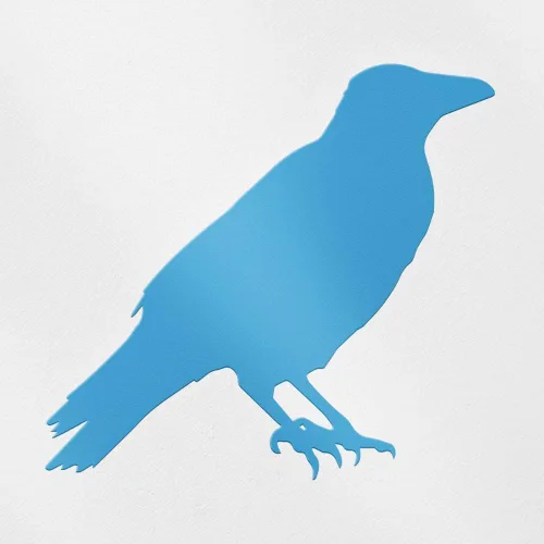 Vista 29 de Calcomanías Transparentes de Cuervo Animal (Azul Azure) Calcomanías de Vinilo Premium Impermeables para Laptop Teléfono Accesorio Casco Ventana