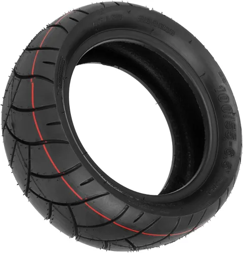 Vista 6 de Neumático de repuesto sin cámara a prueba de explosiones de goma resistente de 11" 100/55-6.5 para neumático 90/65-6.5 de scooter eléctrico, ATV