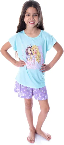 Vista 5 de INTIMO Barbie - Conjunto de pijama de 2 piezas para niña