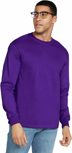 Vista 131 de Gildan - Camiseta de manga larga de algodón ultra estilo G2400 para adultos, paquete múltiple