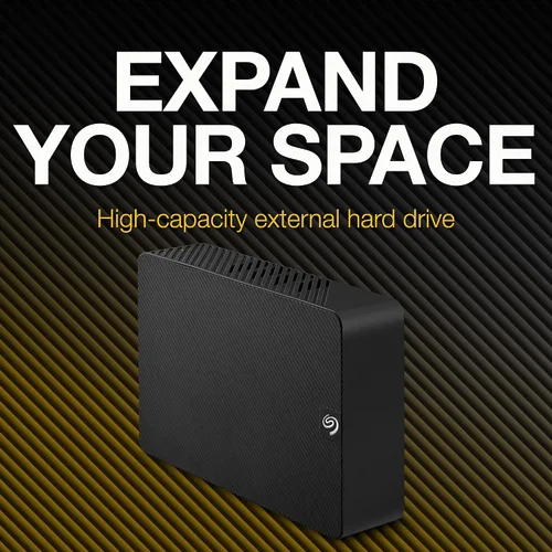 Vista 2 de Disco duro de escritorio Seagate Expansion STKP4000400 de 4 TB - Externo - Negro - Compatible con PC de escritorio, dispositivo MAC - USB 3.0