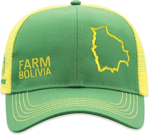 Vista 149 de John Deere Gorra de béisbol con logotipo y malla trasera con contraste, para hombre