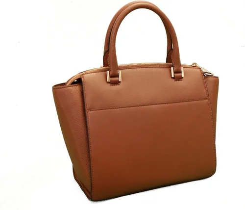 Vista 3 de Michael Kors Hudson - Bolso de piel (tamaño grande), color violeta