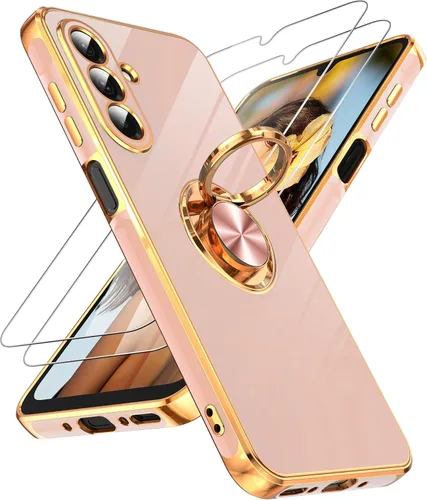Vista 110 de LeYi Funda para iPhone XR: con Protector de Pantalla de Vidrio Templado [Paquete de 2] Soporte de Anillo Giratorio de 360°, Soporte Magnético