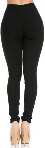 Vista 4 de SOHO GLAM - Jeans elásticos entallados con cintura superalta, para mujer (S-3XL)