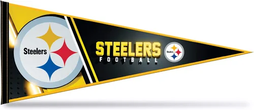 Vista 23 de Rico Industries NFL Football Primary 12" x 30" Felt Wall Décor Pennant - Great for Home/Bed Room/Man Cave Décor