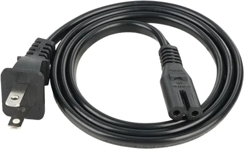 Vista 3 de Cable de alimentación de CA compatible con Xbox Series S/Series X, Xbox One S/X, PS5/PS4/PS3 Slim, reemplazo de cable de alimentación C7 de 2
