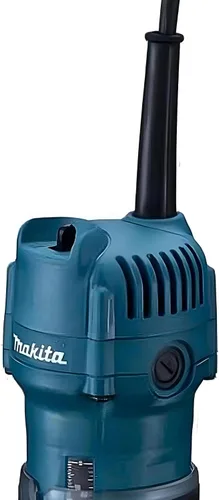 Vista 5 de Makita 3709 1/4" Base Fija Laminate Trimmer Teal