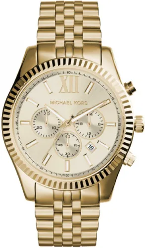 Vista 11 de Michael Kors Lexington - Reloj de pulsera de acero inoxidable para hombre