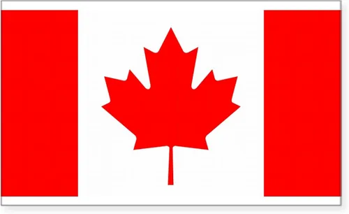 Vista 7 de CafePress Adhesivo rectangular con bandera de Canadá de Alberta para parachoques