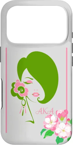 Vista 30 de Black Sorority Excellence Beautiful Woman Pink & Green Case for iPhone 17