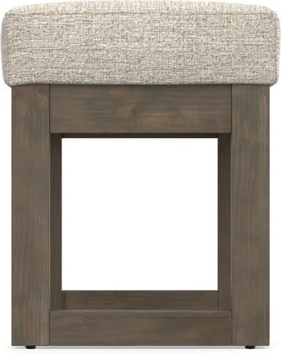 Vista 10 de SIMPLIHOME Milltown - Reposapiés rectangular (26.0 in de ancho) contemporáneo Platino