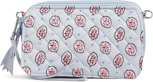 Vista 28 de Vera Bradley - Bolso cruzado de algodón todo en uno con protección RFID para mujer Amatista Plaid - Algodón Reciclado