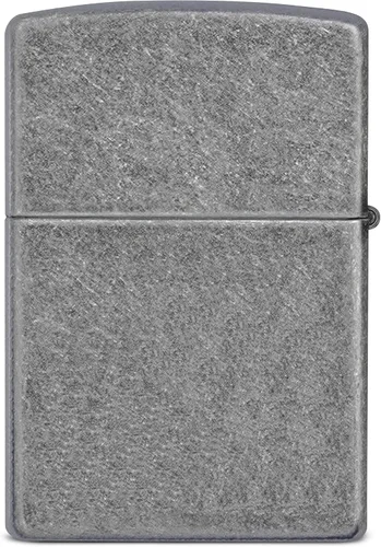 Vista 2 de Zippo Encendedor de bolsillo con placa de plata antigua, resistente al viento y recargable, encendedor de metal abatible, encendedores de bolsillo