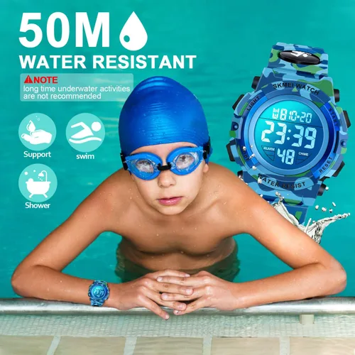 Vista 5 de ATIMO Reloj deportivo digital para niños, regalos para niños