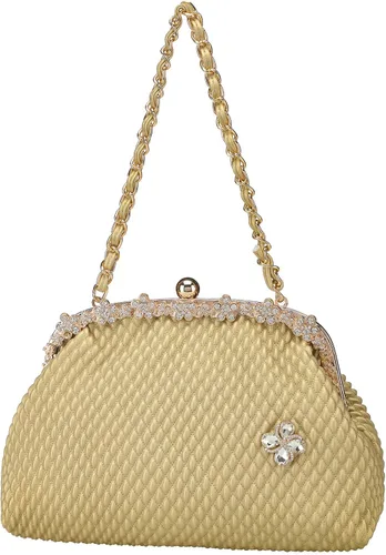Vista 2 de BGMIX Bolsos de noche de las mujeres Bolsos de fiesta Carteras de boda Totes Satchel Monedero de noche Bolso de embrague grande