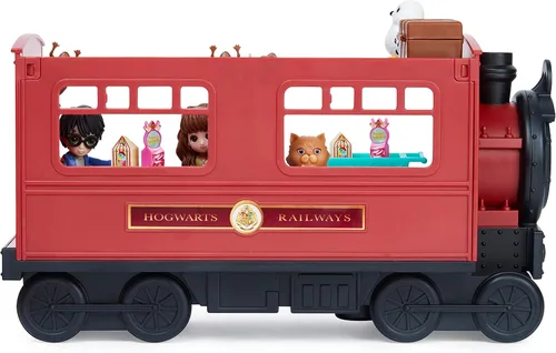 Vista 8 de Wizarding World Harry Potter, Exclusivo de Amazon Castillo de Hogwarts de Lujo y Callejón Diagon & Expreso de Hogwarts, 4 juegos en 1 con luces