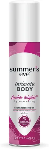 Vista 18 de Summer's Eve Spray femenino refrescante diario, Blissful Escape, 2 onzas Spray corporal diario sin talco para mujeres, cuidado femenino que