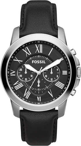 Vista 10 de Fossil Men's Watch, Grant Quartz Stainless Steel Chronograph Watch for Men