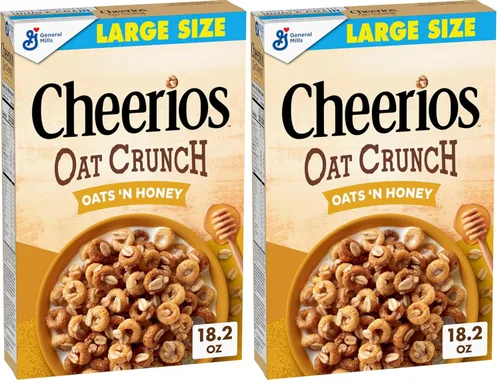 Vista 9 de Cheerios Cereal de desayuno sin gluten de avena integral, bolsa de 2.2 onzas (paquete de 5)