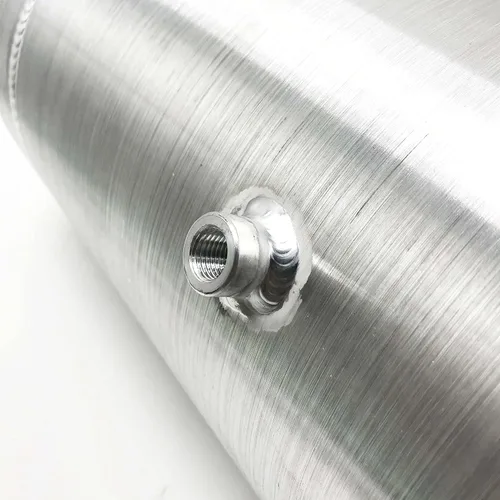Vista 7 de JSD tanque de gas de 4 galones con llenado final de 8" x 20" de aluminio laminado con salida de llenado final de 1/4 NPT