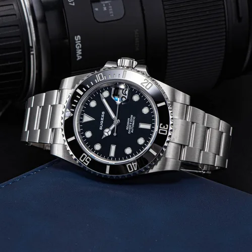 Vista 4 de Sugess ISO-6425 SP116610LN - Reloj de buceador de acero 316L para hombre