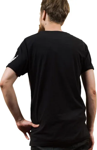 Vista 2 de Pentagram Baphomet Mens negro camiseta gótico ocultista Satanic Rock Graphic Tee