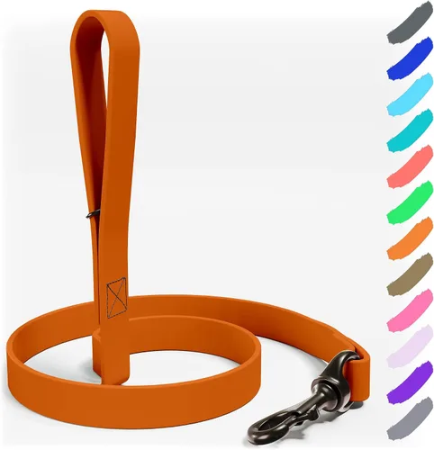 Vista 10 de Biothane - Correa para perro extra resistente, fabricada en Estados Unidos, correas impermeables para perros grandes, medianos y pequeños, correa