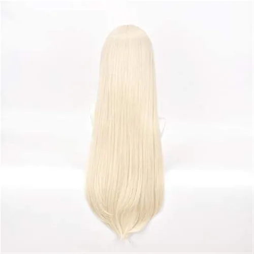 Vista 4 de Koswiggle Pelucas Cosplay Anime Kakegurui Yomoduki Runa Beige Oro