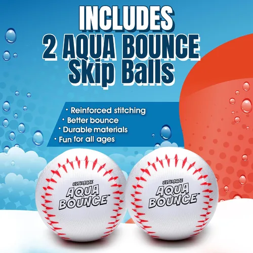 Vista 3 de Activ Life Ultimate - Paquete de 2 pelotas de salto de agua más grandes de 3 pulgadas, pelotas rebotadoras para diversión en la piscina y la playa