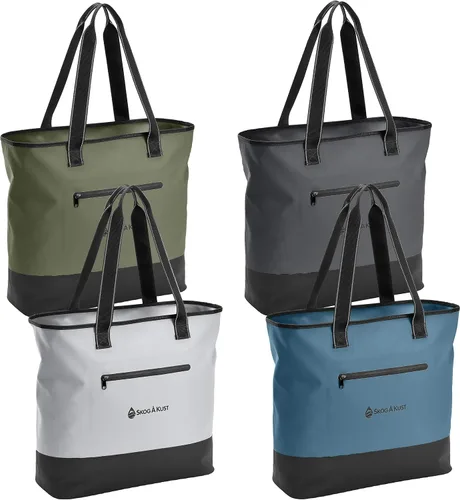 Vista 2 de Skog Å Kust ToteSak - Bolsa de playa impermeable con cremallera hermética