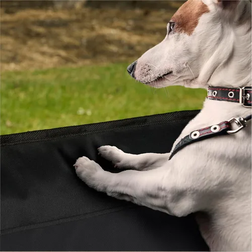 Vista 9 de K&H - Protector de puerta de coche para perros, paquete de 2, 27 x 19 Negro