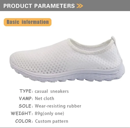 Vista 4 de GIFTPUZZ Zapatillas de correr para mujer ligeras antideslizantes transpirables de malla para caminar