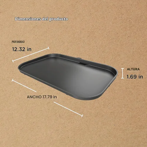 Vista 5 de Ninja Woodfire XL - Placa de plancha para OG800/OG900, cerámica