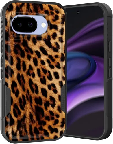 Vista 98 de Funda para Pixel 6A, Híbrida de Doble Capa de Servicio Pesado Resistente a Prueba de Golpes PC Duro + Funda Protectora de Silicona Suave para Google
