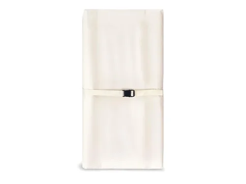 Vista 3 de Naturepedic Cambiador orgánico contorneado - Fácil de limpiar, ligero y portátil - Cómodo cambiador de pañales de bebé impermeable de 2 lados