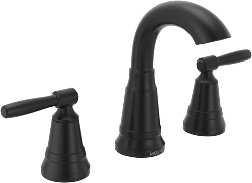 Vista 8 de Moen Halle 84972C - Grifo de baño tradicional cromado con montaje de drenaje para aplicaciones de 3 agujeros, 84972C