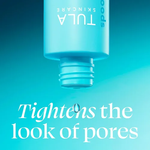 Vista 3 de TULA Skin Care - Tónico clarificador diario sin alcohol, tóner facial de viaje para exfoliar y apretar suavemente los poros, contiene hamamelis