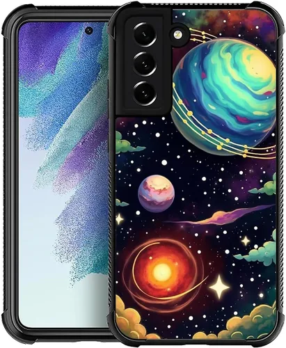 Vista 50 de Funda compatible con Samsung Galaxy S21, diseño de elefantes africanos, diseño increíble a prueba de golpes, antiarañazos, carcasa trasera